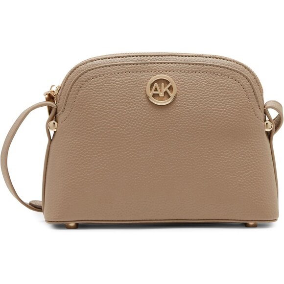 Dome Crossbody Bag Women's Detachable Card Case Adjustable Strap Zipper - Picture 1 of 6